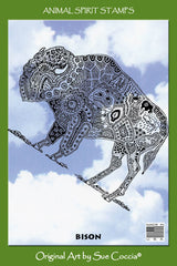 Bison Animal Spirit Stamp