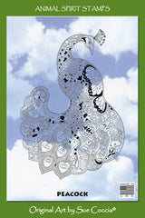 Peacock Animal Spirit Stamp
